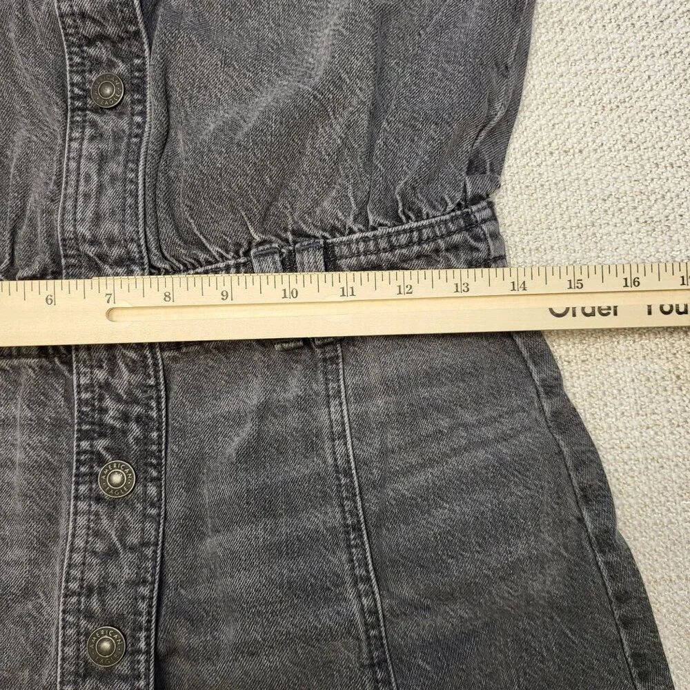 American Eagle Outfitters Womens Button-Down Denim Shirt Dress S/P NWT MSRP 79 - Picture 11 of 16